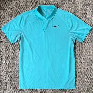 Nike Men’s Dri-Fit Polo Size L Standard Fit Blue